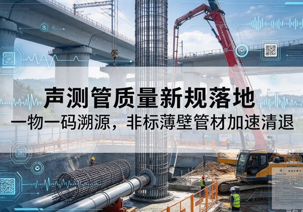 鹤壁声测管质量新规落地，一物一码溯源，非标薄壁管材加速清退